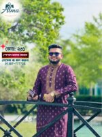 পার্পেল কালার পাঞ্জাবী - 231 - Image 2
