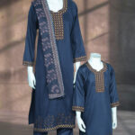 নেভী ব্লু কালার থ্রি-পিস - 476T